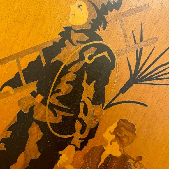 Buchschmid & Gretaux Wood Inlay BG Art Piece Chimney Sweep - Picture 2 of 3